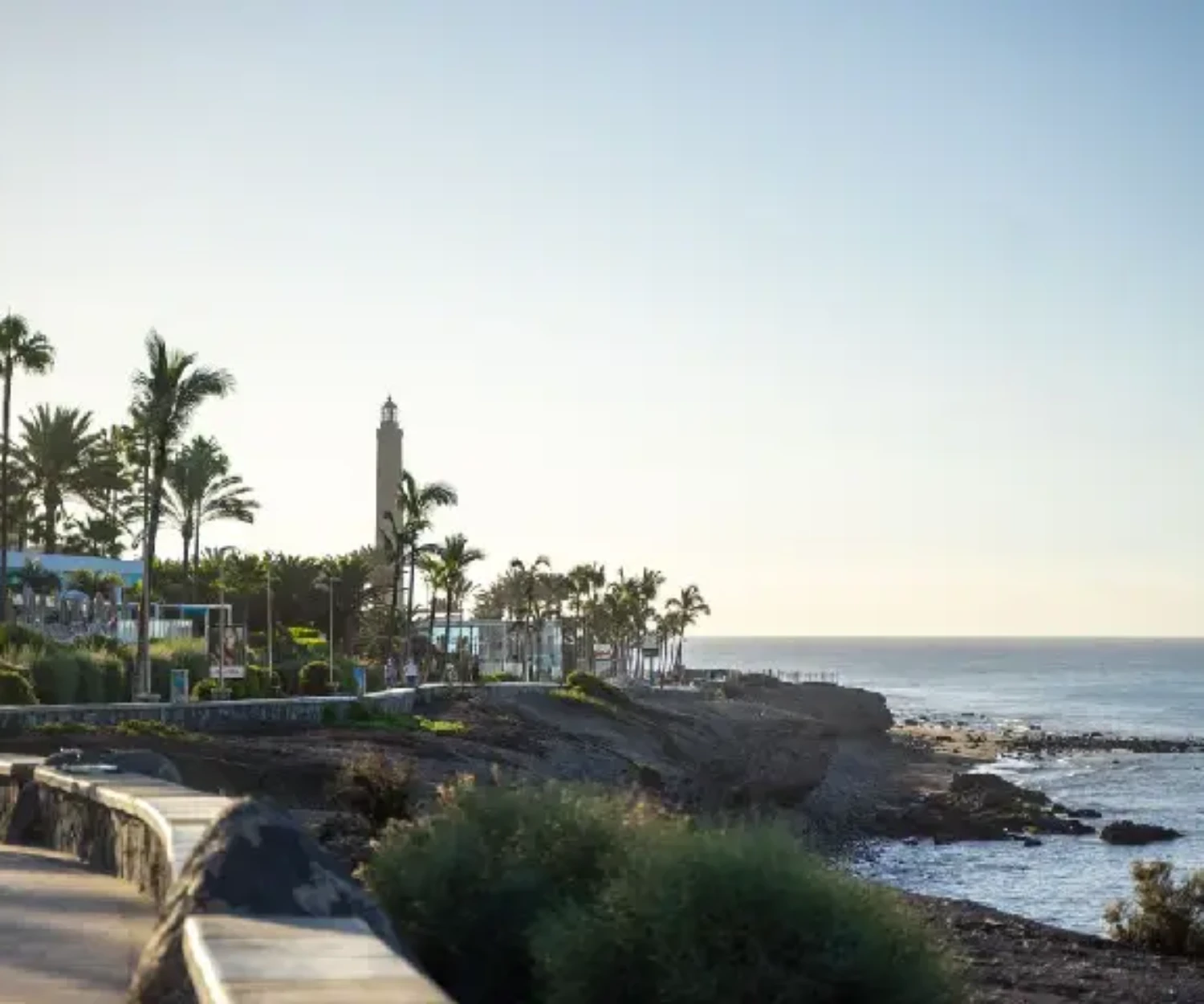 Costa Adeje seafront and promenade in southern Tenerife
